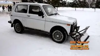 Нива-бульдозер появился в Мензелинске