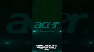 Electric Logo Animation After Effects  - S0309 shorts 
