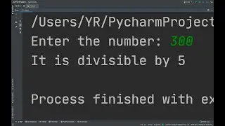 Check If A Number Is Divisible By 5 In Python!!!??? 