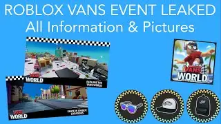 NEW LEAKED ROBLOX EVENT (Vans Event) Starts in September 1st!