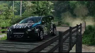 CINEMATIQUE rally en jungle (4K)