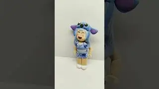 Роблокс скин в стиле стича✨🟦из воздушного пластилина