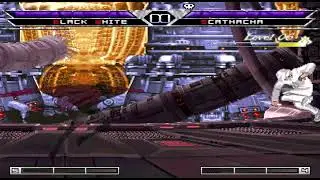 KOF MUGEN Black white 5p VS Scathacha 12p