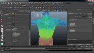 Painting Skin Weights in Maya