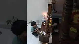 viru shubham karoti cite little boy chanting sanskrut shloka lovely kids children fun activity video