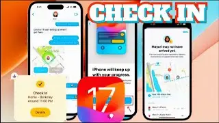 How to use check-in on iPhone, iPhone 15, iPhone 15 Pro max - iOS 17 check in feature on iPhone