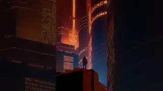 Scifi Anime City in 3D 🌆 