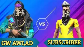 Playing With Subscriber || 1 vs 1 custom match || one vs one gameplay || gw awlad