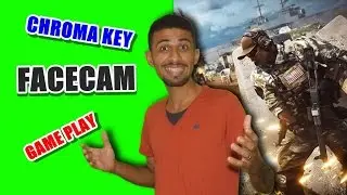 TELA VERDE, FACE CAM, CHROMA KEY, GAME PLAY - COMO FAZER