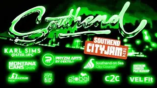 Europe's Biggest Graffiti and Street Art Festival! Southend City Jam 24 in 4k #art #graffiti #street