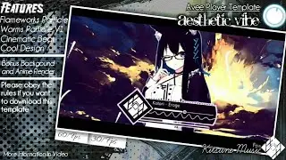 Aesthetic Vibe | Avee Player Template Nightcore Trap/ Dubstep By Kitsune Music