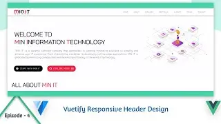 Bangla Tutorial: Design Responsive Headers Using Vuetify 3 & Vue.js 3 | Navigation Drawers Vuetify