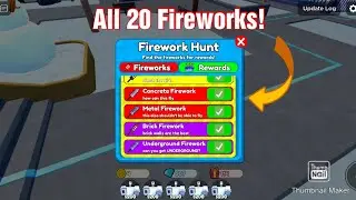 All 20 Fireworks in Toilet Tower Defense! (Toilet Tower Defense)
