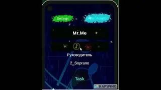 UI with particle system. Unity