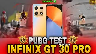 INFINIX GT 30 PRO PUBG TEST | 120 FPS ✅ SUPPORT | GAMING TEST & REVIEW