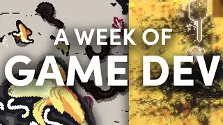 A Week of Indie Game Dev Progress in 5 minutes - Devlog