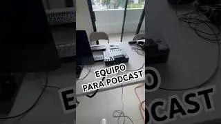 Armando set de Podcast #podcast #podcast #produccionaudiovisual #podcastclips #tutorial