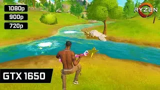 GTX 1650 Fortnite Season 5 | All Settings 1080p, 900p, 720p