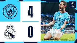 Highlights! Man City 4-0 Real Madrid #viral #football #trending #highlights