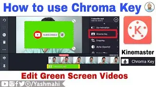 How to use CHROMA KEY in Kinemaster | Green Screen Video Editing | Kinemaster tutorial | YM