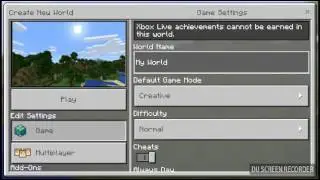 MCPE village with dungeon seed