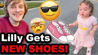 LILLY GETS NEW SHOES!
