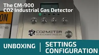 CM-900 CO2 Industrial Gas Detector (Unboxing, Settings Configuration) CO2Meter