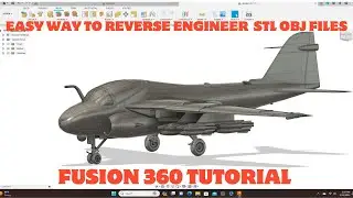 Easy Way To Reverse Engineer An STL or OBJ Mesh Files For RC Airplanes