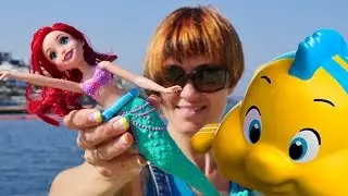 Видео с игрушками - распаковка Ариэль с Машей Капуки