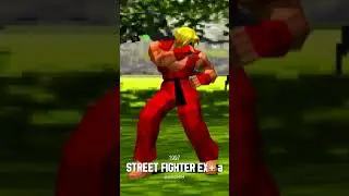 Ken Street Fighter 1 to Street Fighter 6 Comparison