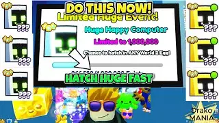 СКОЛЬКО ВЫПАДАЕТ ХУГОВ ИЗ ЯЙЦА В ПЕТ СИМУЛЯТОРЕ 99 - HUGE COMPUTER PET SIMULATOR 99