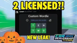 🔥2 LICENSED CARS CONFIRMED BY DEV! Car Dealership Tycoon 