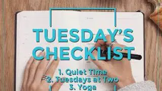 TUESDAY’S CHECKLIST