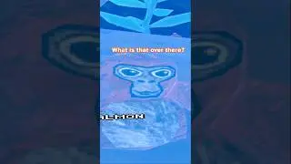 Monkeys encounter a shark in gorilla tag #funny  #comedy