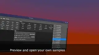 How to use your own Samples in Tranzient