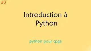Introduction à Python (darija)
