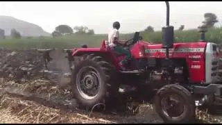Massey ferguson mf 7250 power up 50 hp beat performance with lemken reversible big plough of higher