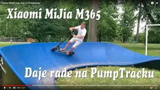 Xiaomi M365 daje radę na Pumptracku