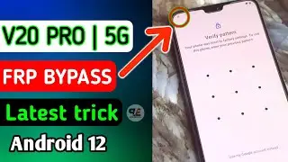 Latest Trick! vivo v20 pro 5G frp bypass android 12