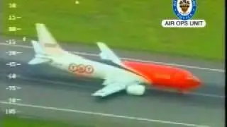 TNT 737 Crash Landing at Birmingham UK