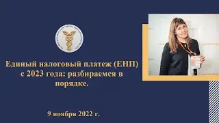 Единый налоговый платеж  ЕНП  с 2023 года разбираемся в порядке