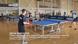 Учебно-тренировочные сборы для любителей настольного тенниса прошли в с. Упорово