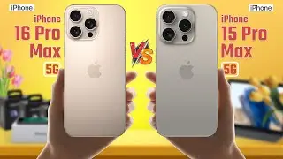 Full Comparison || iPhone 16 Pro Max Vs iPhone 15 Pro Max 🔥 Which One Is Better?