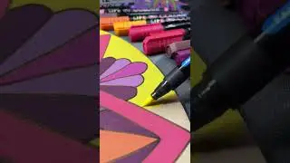 ASMR Painting 🎨💆‍♀️  #asmr #painting #satisfying #satisfyingvideo #art #mandala #relaxing #colouring