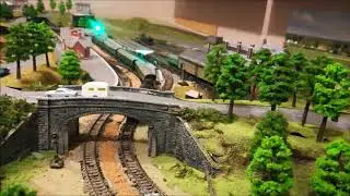 Shedend n-gauge railway