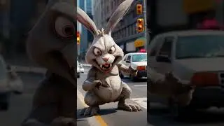 🎻Monster-rabbit in the night - Music with Yeti CLXXVI