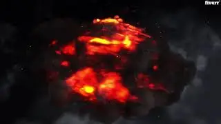 Create this epic fire logo reveal for you - Best Logo Animation service