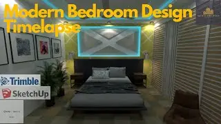 Modern Bedroom Design Timelapse
