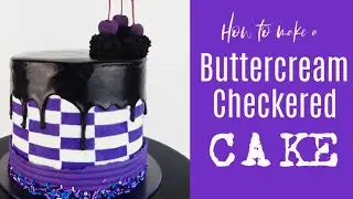 How to make a Buttercream Checkered cake