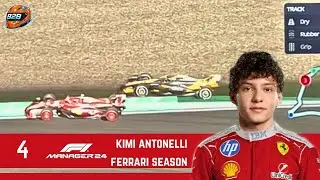 Kimi Makes Progress! | F1 Manager 24 Kimi Antonelli Ferrari Season